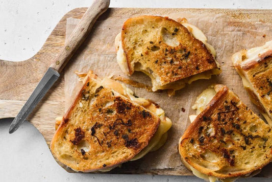 Grilled Cheese with Walnut Sage Apples and Fontina