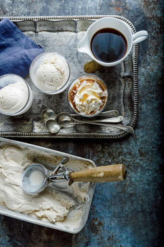Affogato with Dolci di Latte Caramel Sauce