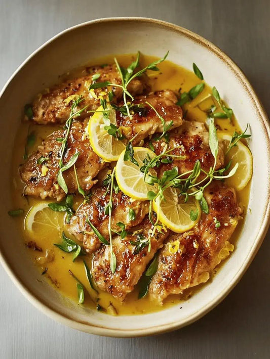 lemon & caper scalloping 