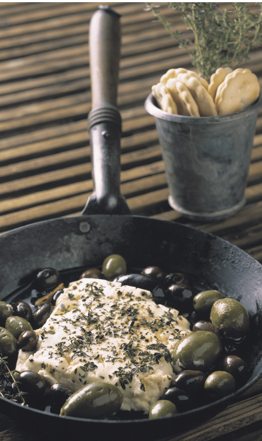 Baked Feta with Preserved Lemon and Olives - Bella Cucina