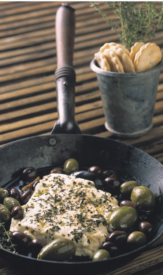 Baked Feta with Preserved Lemon and Olives