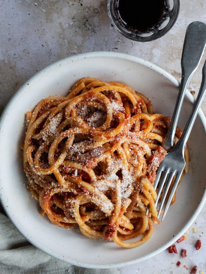Bella's Pasta all’Amatriciana - Bella Cucina