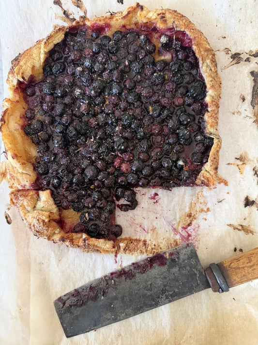 Blueberry and Preserved Lemon Cream Crostata - Bella Cucina