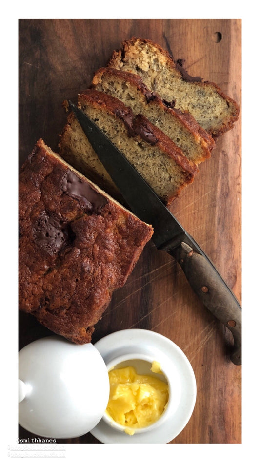 Chocolate Hazelnut Banana Bread - Bella Cucina
