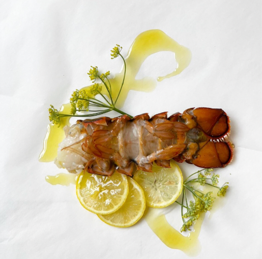 Citrus Fennel Lobster in Parchment