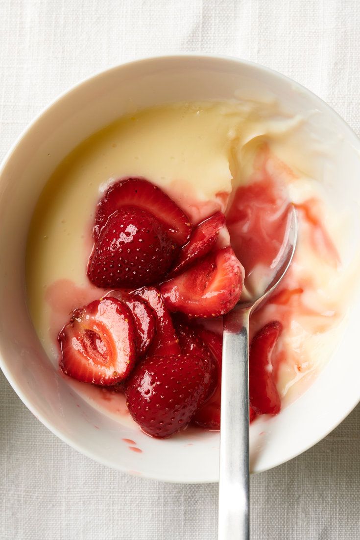 Meyer Lemon Panna Cotta with Wildflower Sugar Infused Strawberries - Bella Cucina