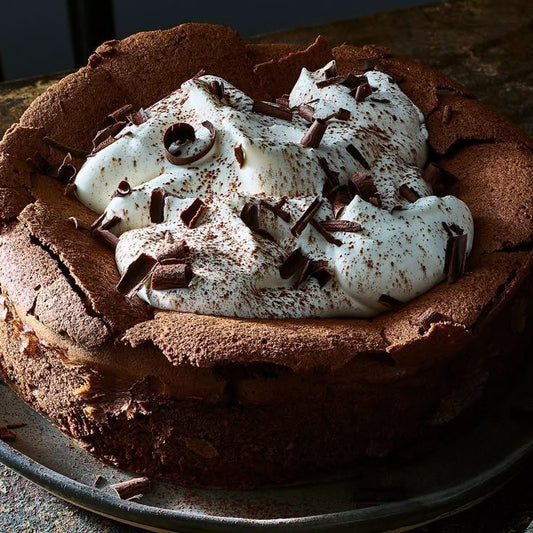 Nocciola Chocolate Hazelnut Olive Oil Cake with Mascarpone Cream - Bella Cucina