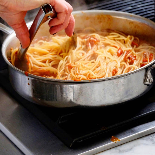 Whipped Ricotta and Piccolo Pomodoro Tomatoes Pasta