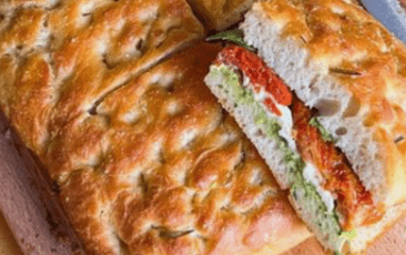 Piccolo Pomodoro & Fresh Basil Pesto Panini - Bella Cucina