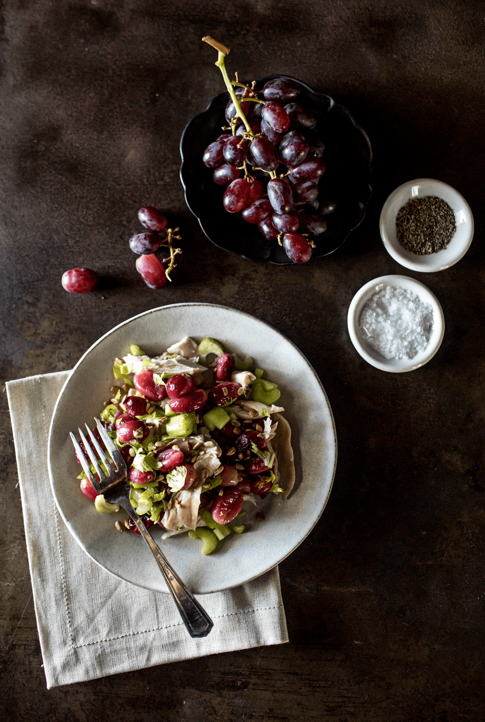 Roasted Grape and Celery Chicken Salad - Bella Cucina