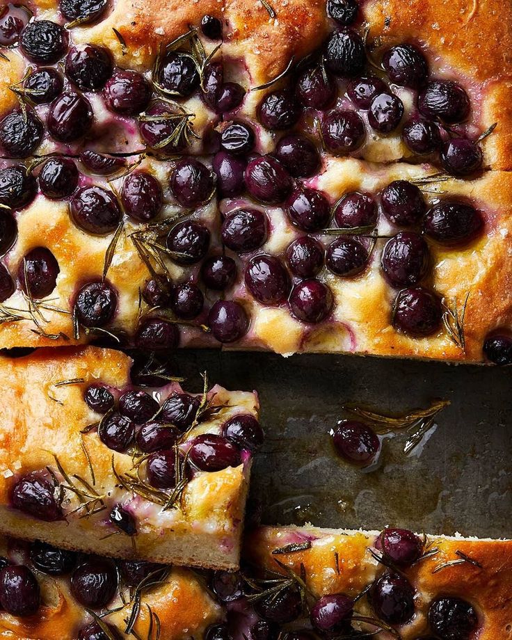 Rosemary & Grape Focaccia - Bella Cucina