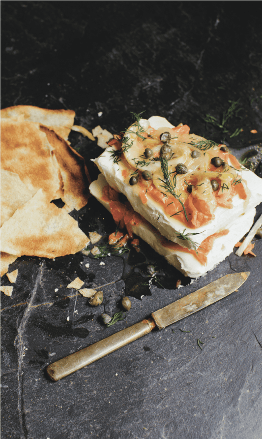 Smoked Salmon and Preserved Lemon Mascarpone Torta - Bella Cucina