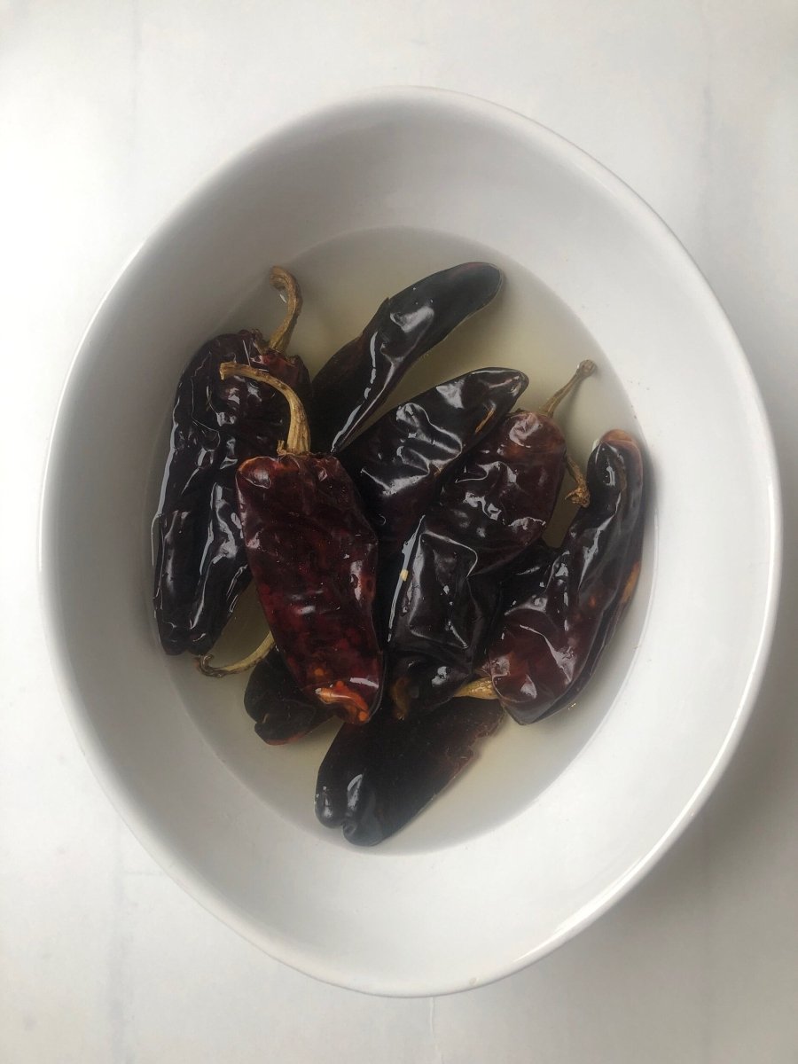 Stuffed Ancho Chili Peppers with Quinoa and Golden Pepper Pesto - Bella Cucina