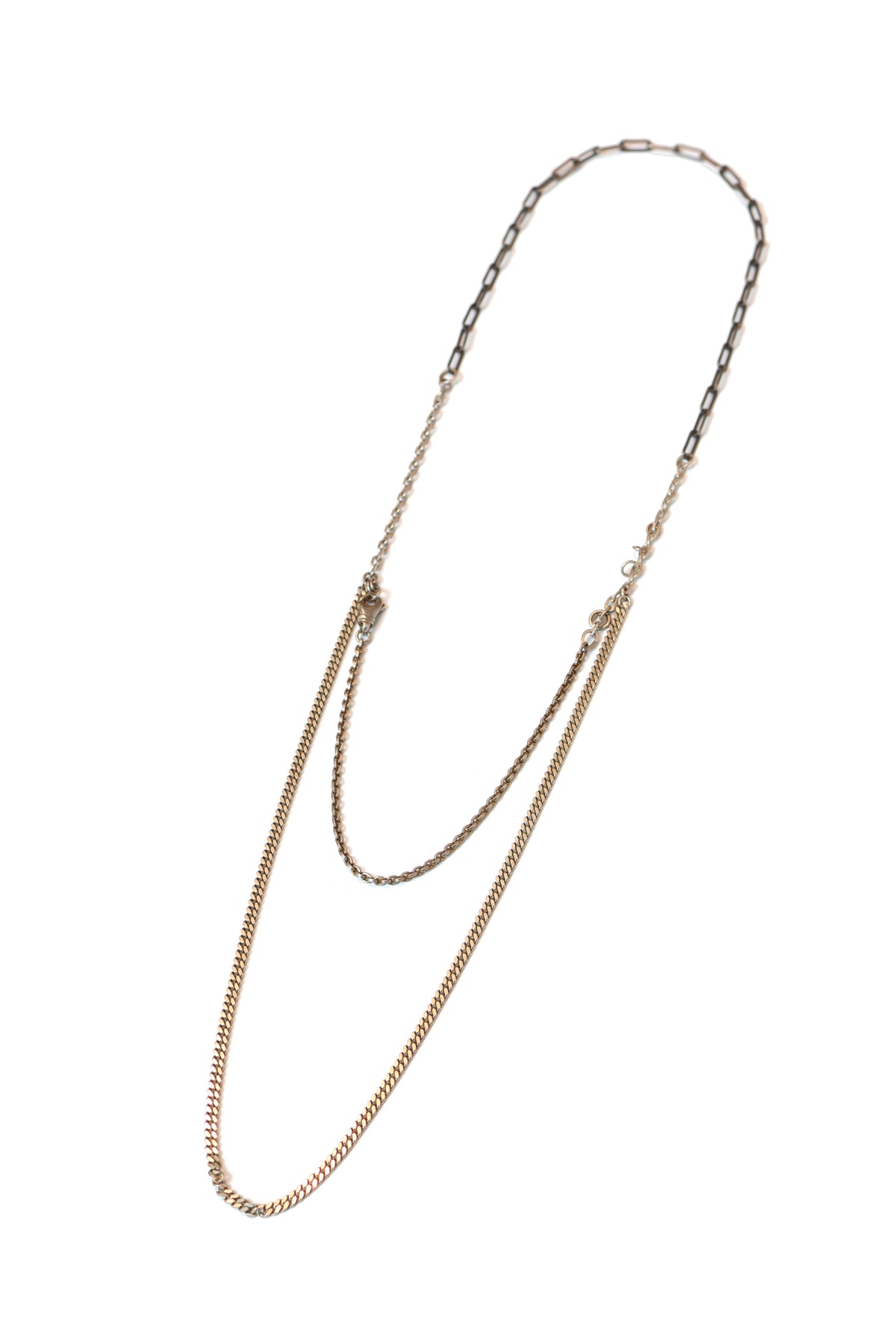 Vintage chain link necklace detail at Bella Cucina