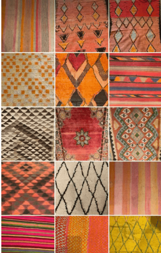 1960's Vintage Moroccan Hand - loomed Rugs by Bella Cucina –