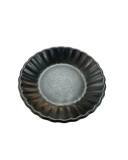 Black Scalloped Soap Dish