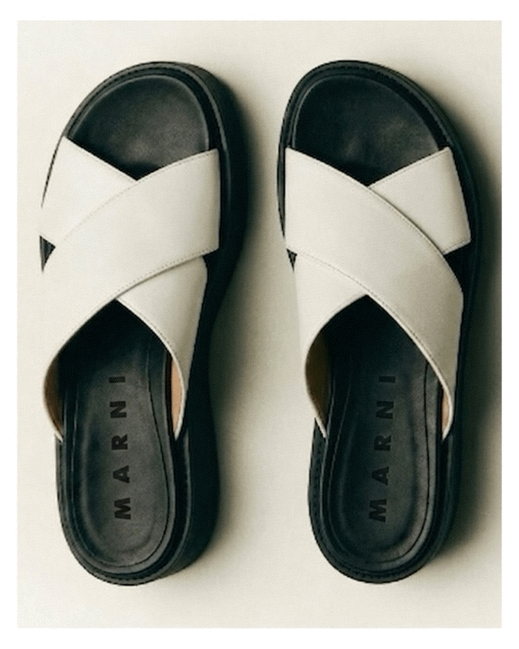 Vintage Clothing: Marni, Crossover Platform Sandals