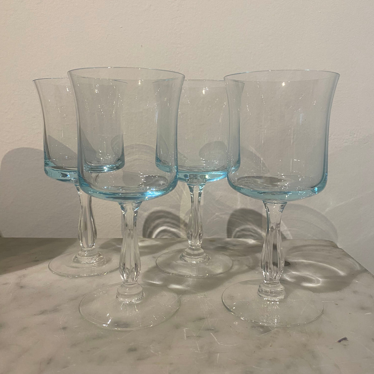 Glassware: Vintage Blue Aperitivo Glasses