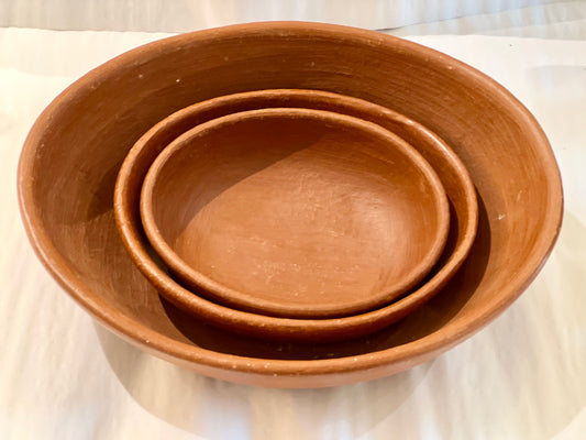 Oaxaca Clay Pottery Nesting Bowls