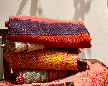 Vintage Hand-loomed Peruvian Frazada rugs
