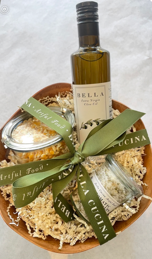 Organic Olive Oil & Heirloom Popcorn Gift Set