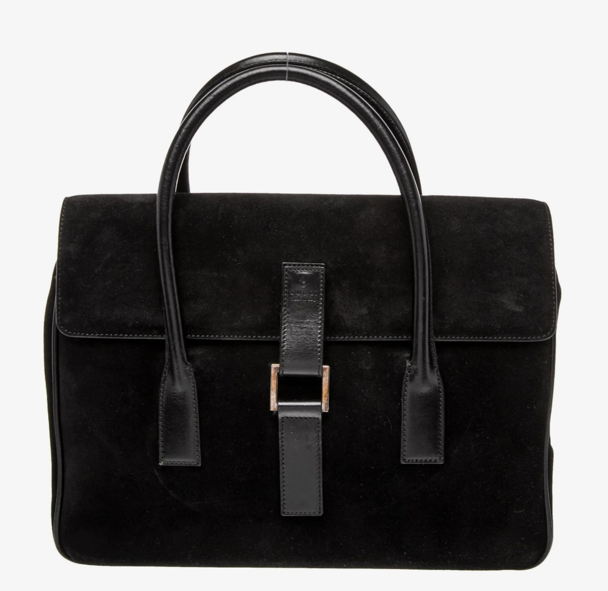 Clothing | Vintage Gucci Nero Black Suede Leather Bag