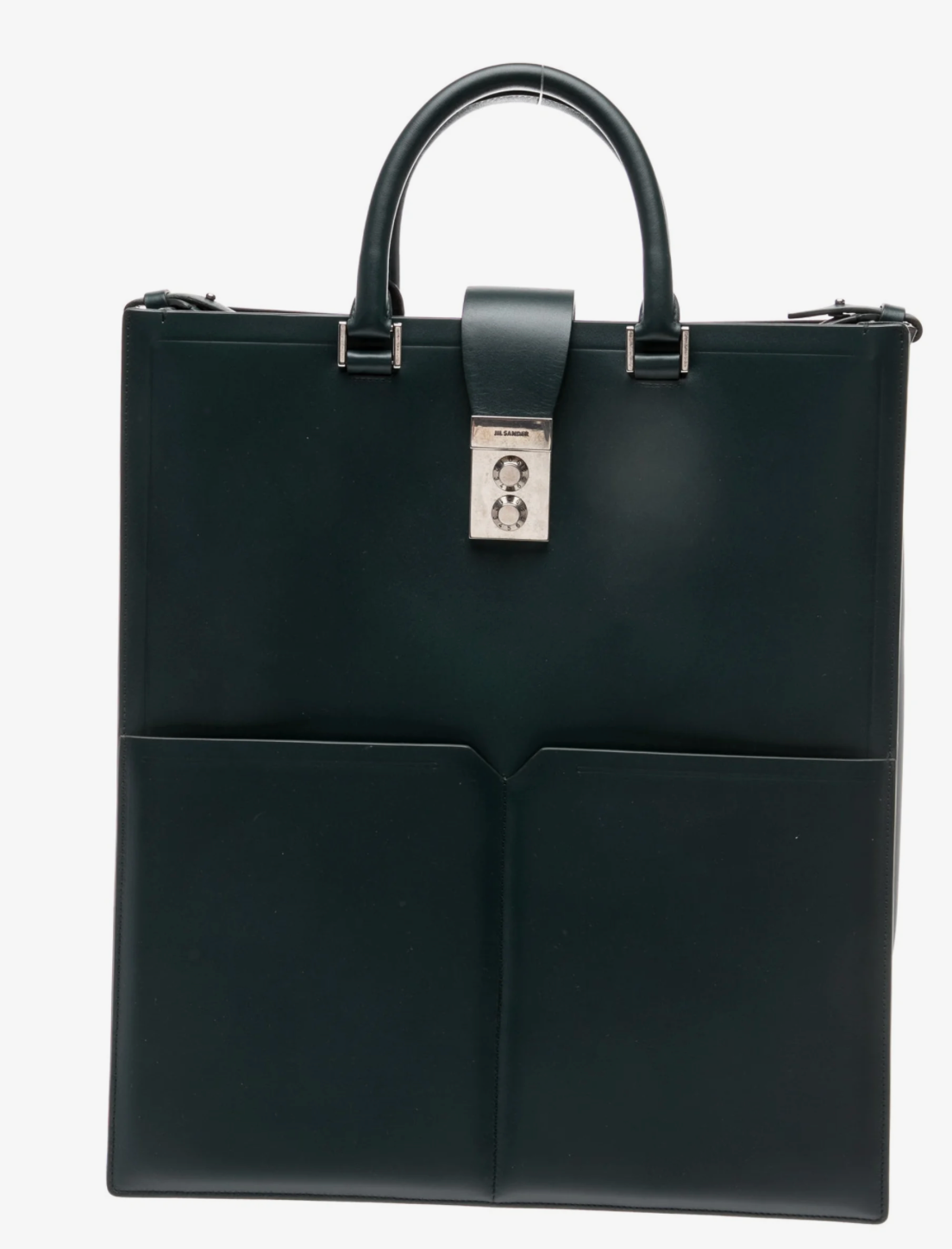 Vintage Clothing: Jil Sander Green Leather Tote Bag