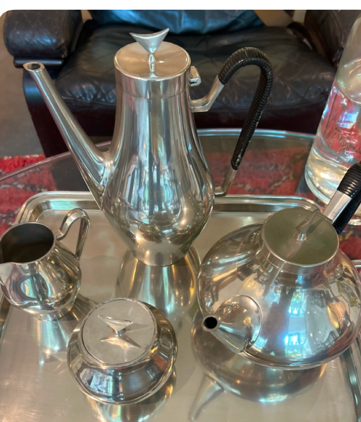 Reed & Barton | Vintage MCM 4 Piece - Pewter Coffee Set