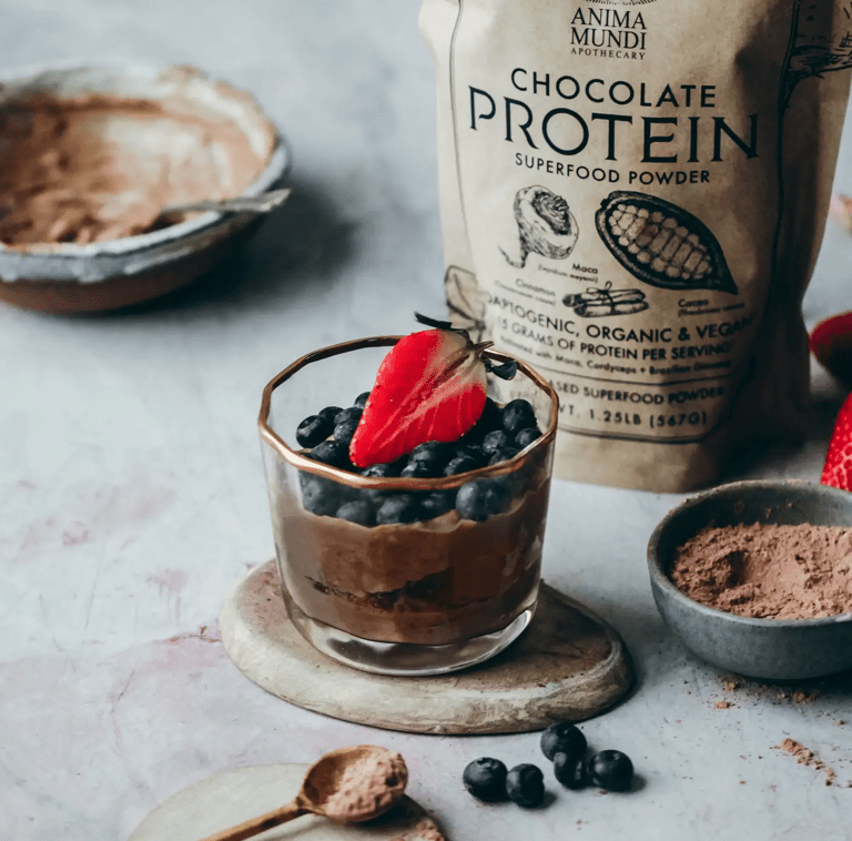 Anima Mundi Apothecary | CHOCOLATE PROTEIN SUPERFOOD POWDER by Bella Cucina –