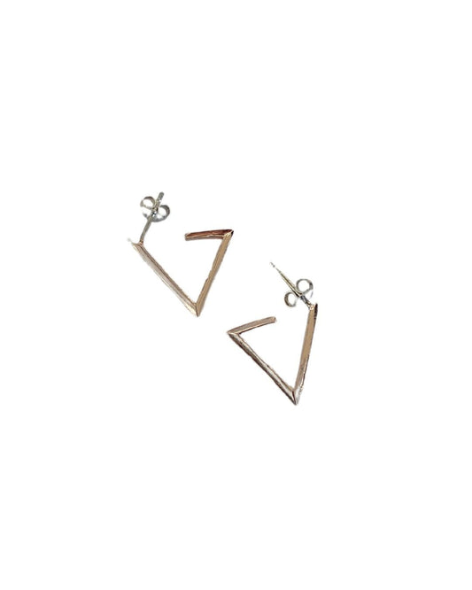 Bella Cucina - Anna Sheffield BB Rose Gold Triangle Earrings - 