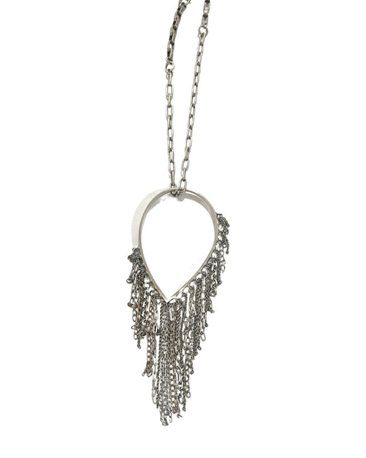Bella Cucina - Anna Sheffield BB Waterfall Chain Silver Necklace - 