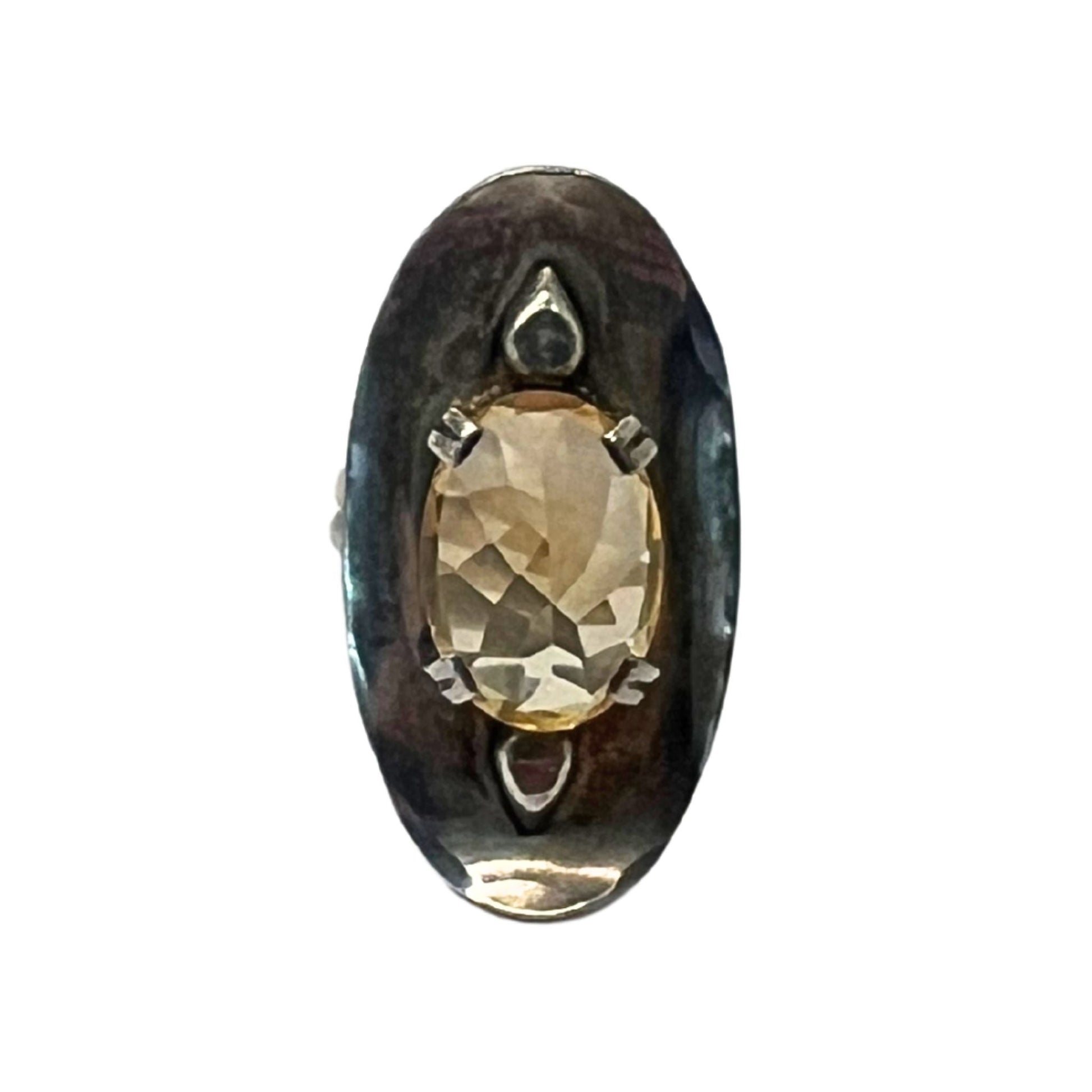 Anna Sheffield Citrine Amulet Ring by Bella Cucina – Ring