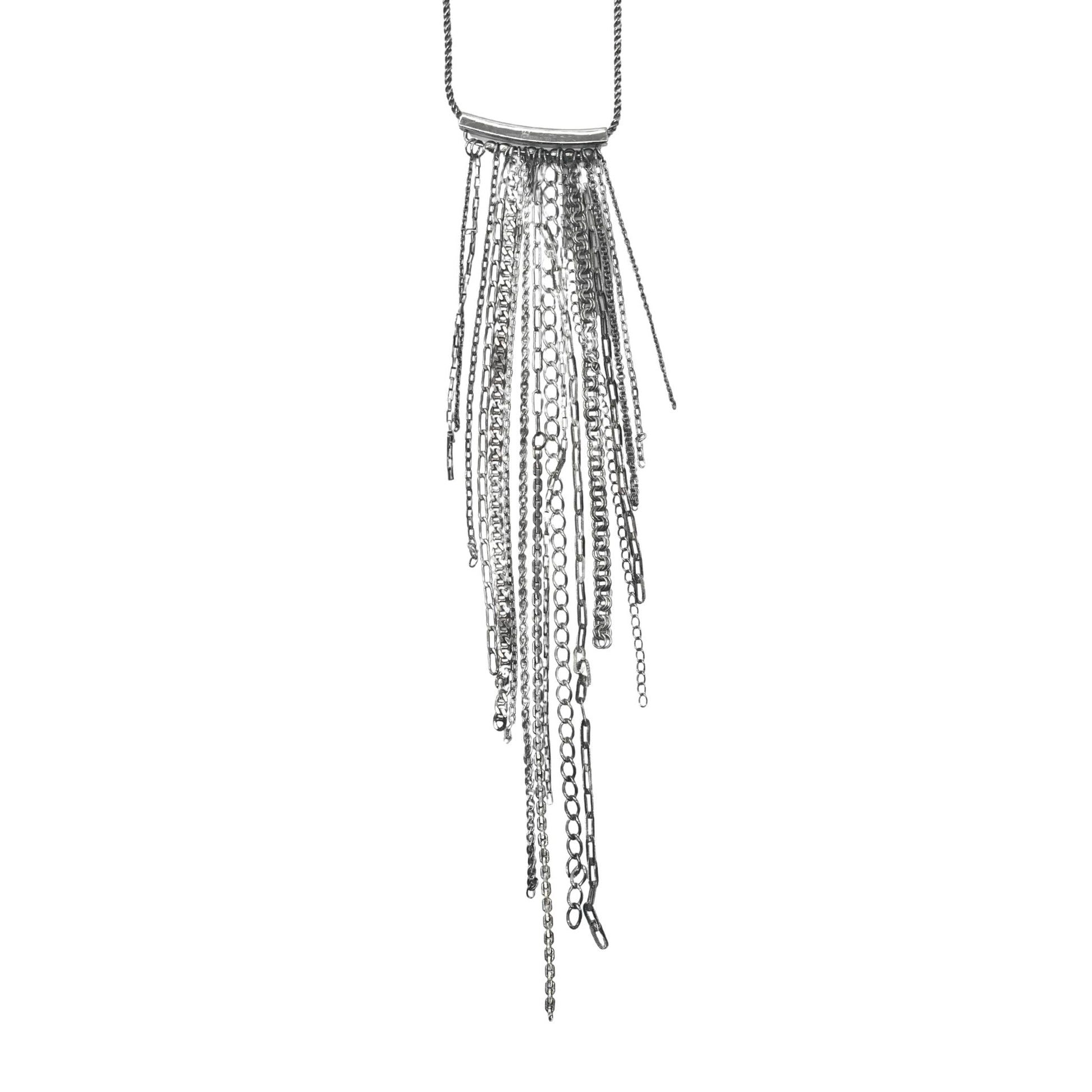 Anna Sheffield Silver Waterfall Necklace by Bella Cucina – Necklace