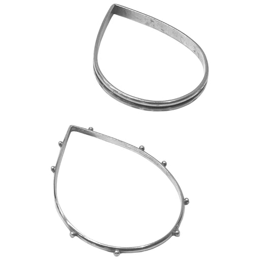 Anna Sheffield Teardrop Bangles by Bella Cucina – Bracelet