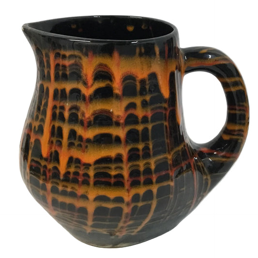 Antiques & Found Objects: Vintage Black Red and Orange Pitcher by Bella Cucina – Antiques & Found Objects: vessel