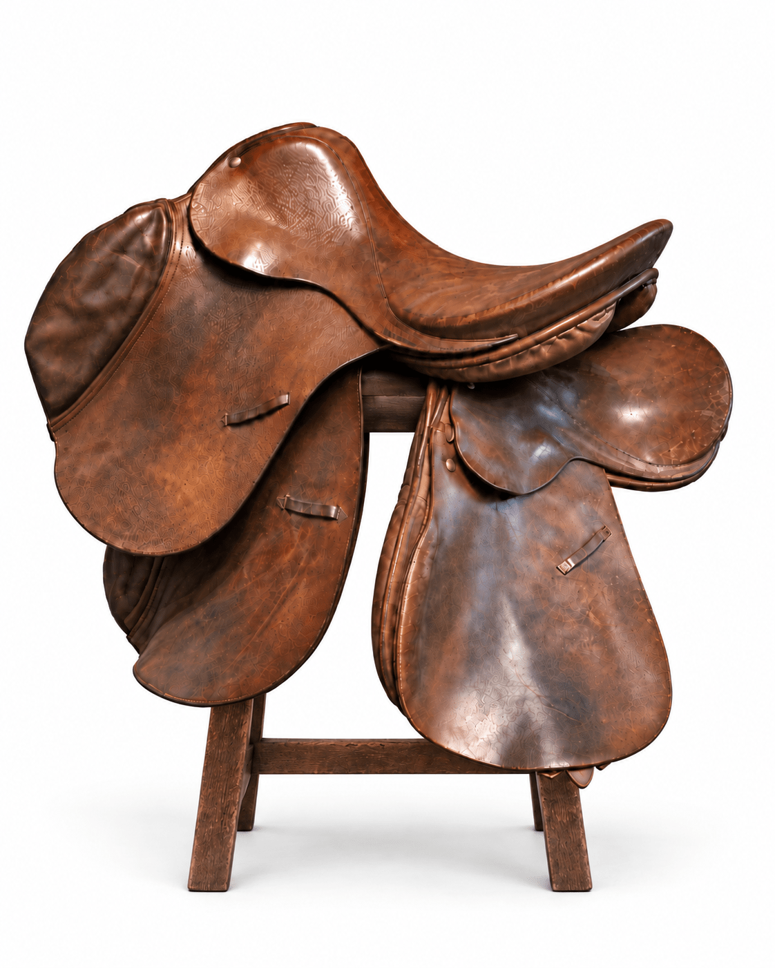 Antiques & Found Objects: Vintage Leather Saddle | France 1850 by Bella Cucina – Antiques & Found Objects: Saddle