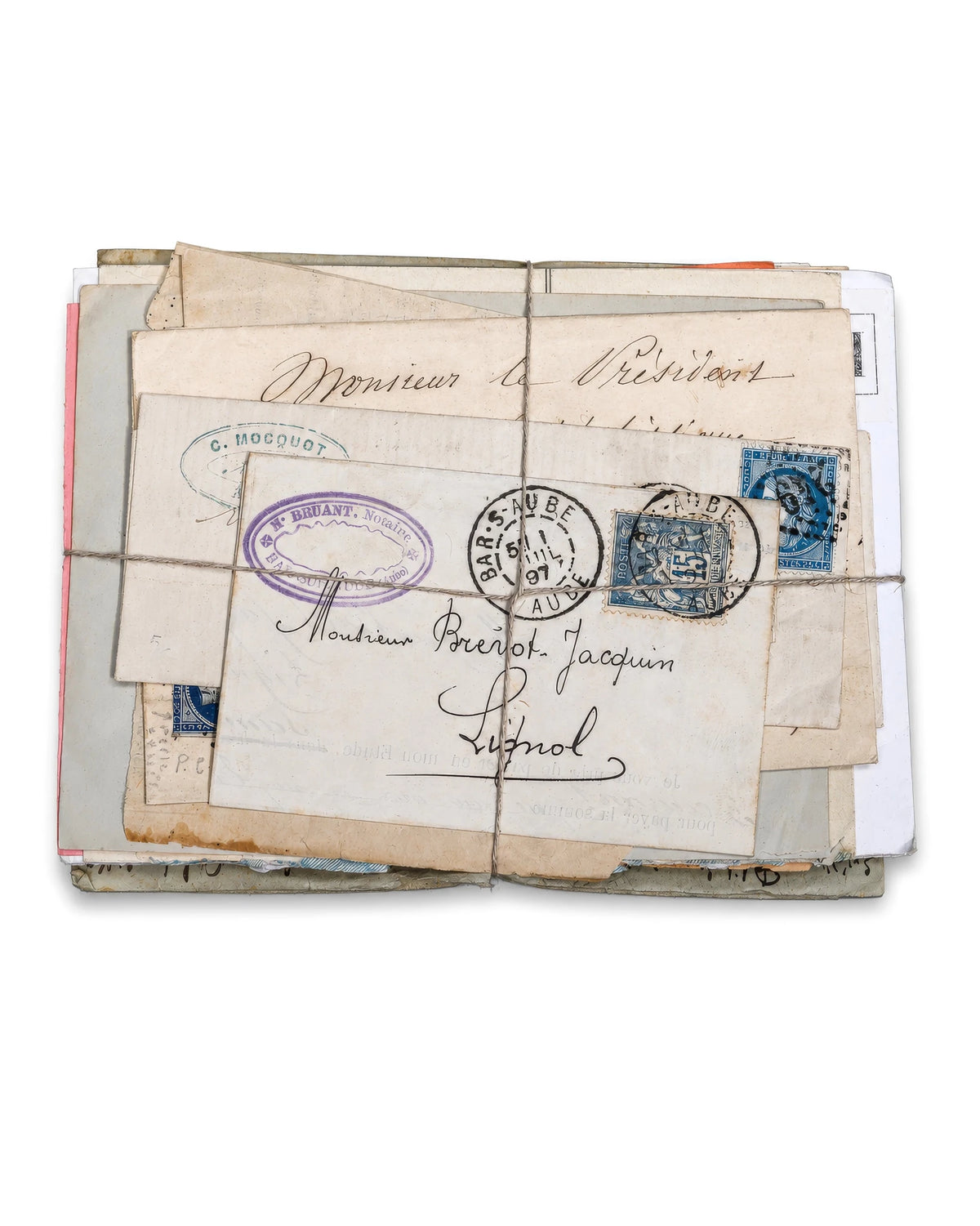 Antiques & Found Objects: Vintage Postcard/Letter Bundle by Bella Cucina – Antiques & Found Objects: Letters