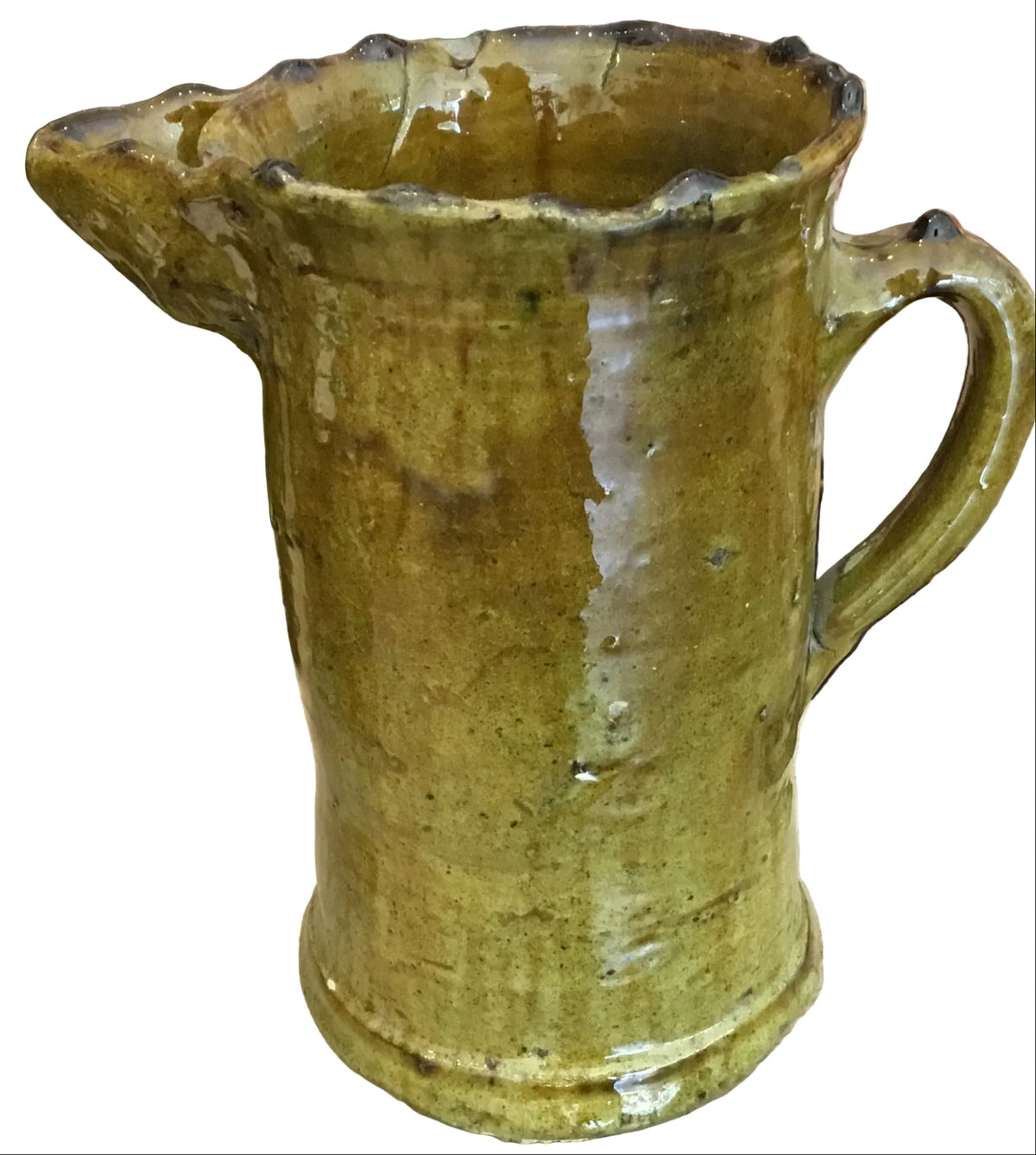 Antiques & Found Objects: Vintage Yellow Clay Moroccan Pitcher/Vase by Bella Cucina – Antipasti