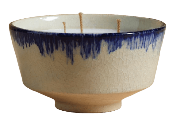 Apothecary: WA:IT TOKA Scented Candle in hand made Japanese Ceramic Vessel by Bella Cucina – Wellness: Candle