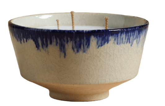Apothecary: WA:IT TOKA Scented Candle in hand made Japanese Ceramic Vessel by Bella Cucina – Wellness: Candle
