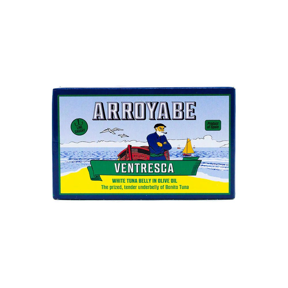 Arroyabe Ventresca White Tuna Belly in Olive Oil by Bella Cucina – Antipasti: Tinned Fish