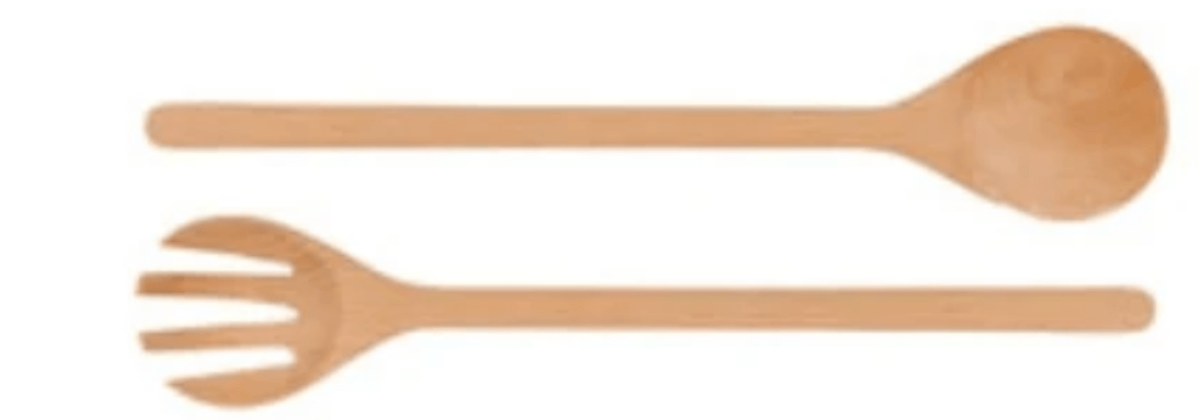 Beech Wood Salad Servers by Bella Cucina – Servingware
