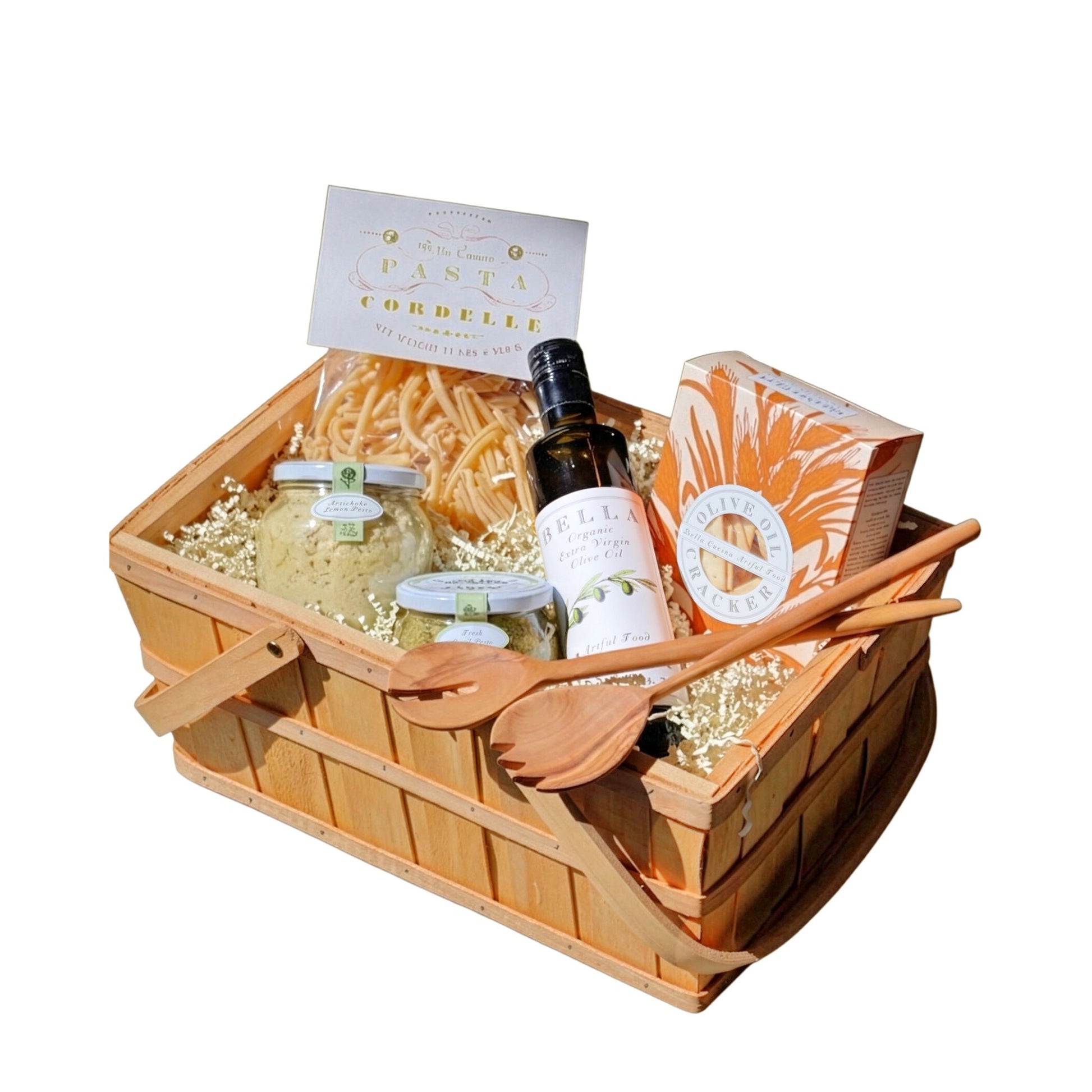 Bella's Garden to The Table Basket by Bella Cucina – Artful Food Gifts: Basket