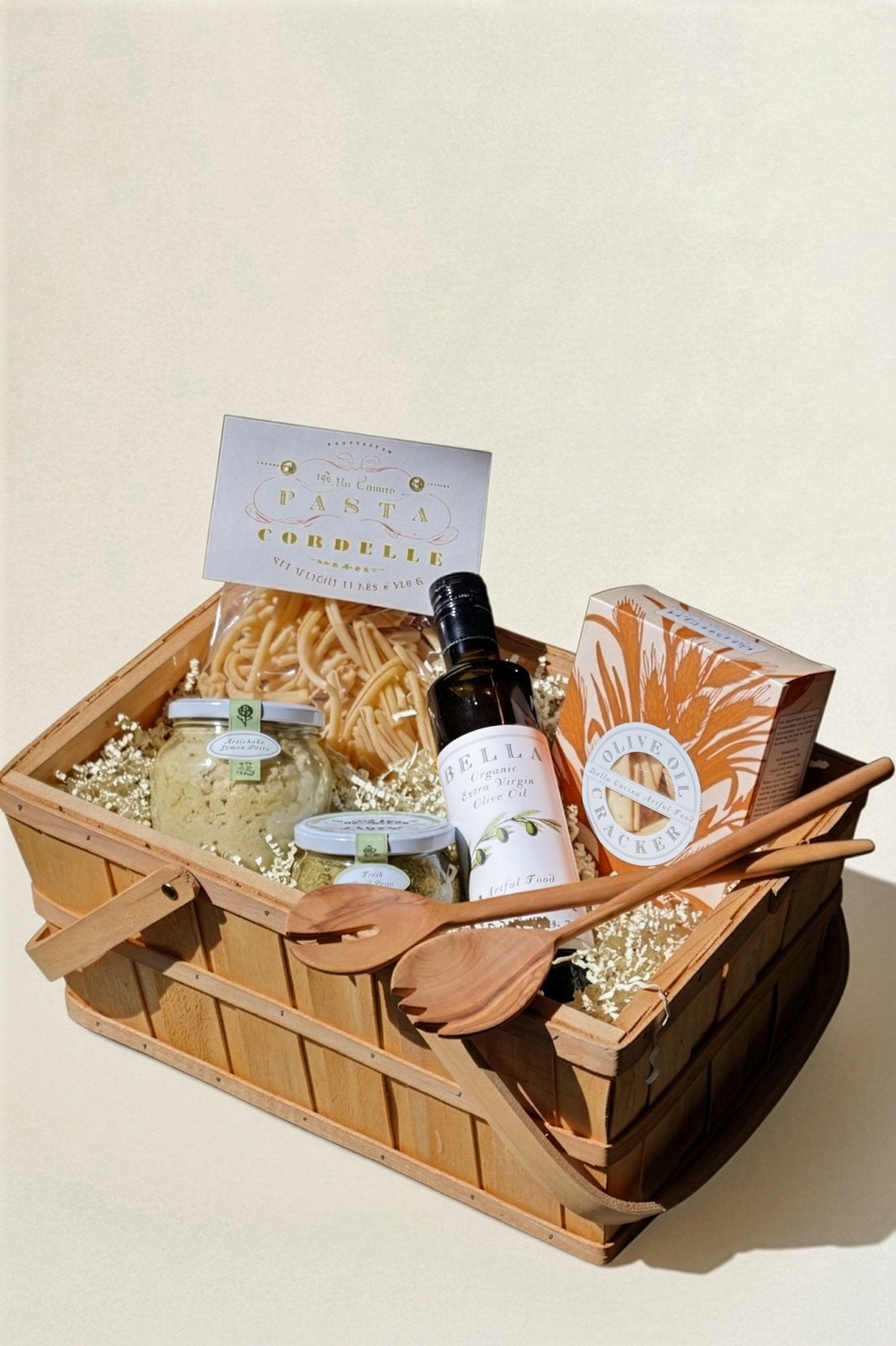 Bella's Garden to The Table Basket by Bella Cucina – Artful Food Gifts: Basket