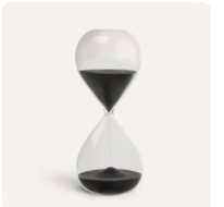 Black Sand Hourglass by Bella Cucina –