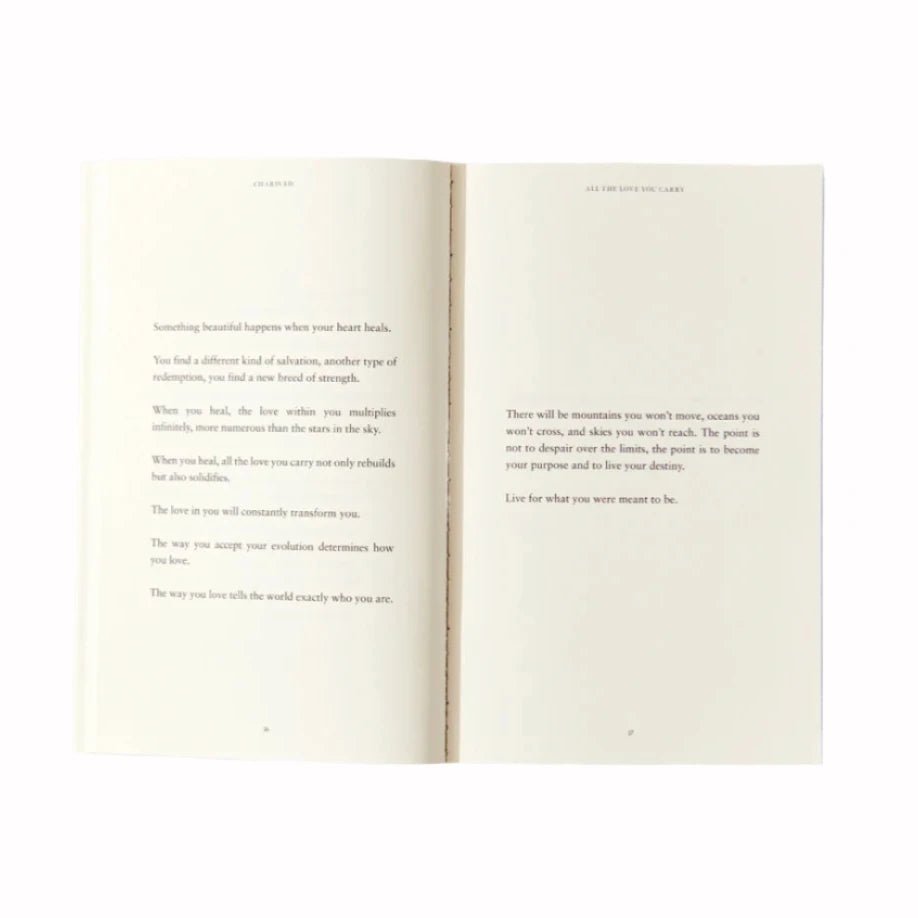 Book: All the Love you carry by Bella Cucina –