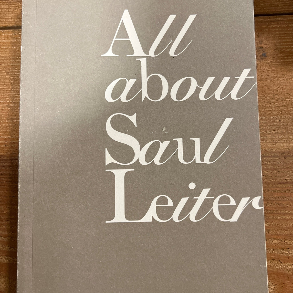 Books: All About Saul Leiter by Bella Cucina – Books: Photography