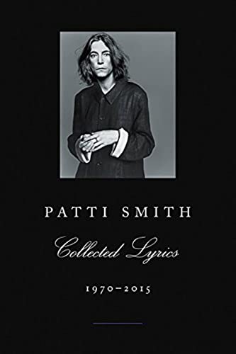 Cover of Patti Smith: Collected Lyrics at Bella Cucina in Atlanta