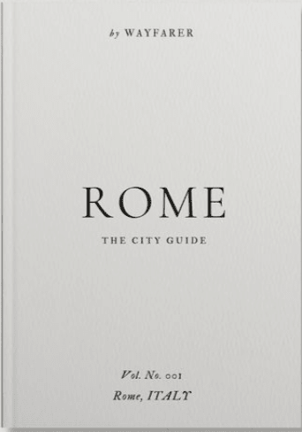 Books: ROME a travel guide by Bella Cucina –