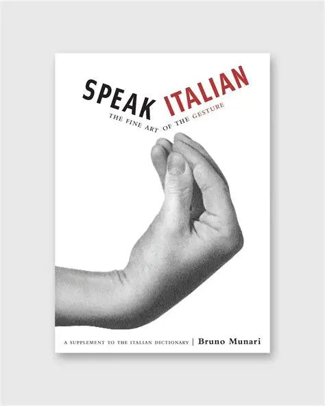 Books: Speak Italian by Bruno Munari by Bella Cucina –